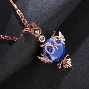 LOVE necklace Hibou"