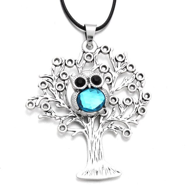 Tree of Life Necklase Hibou"