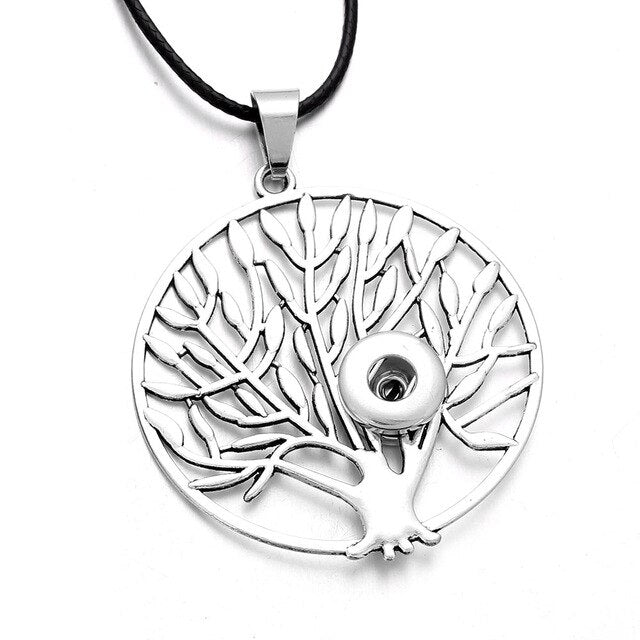 Tree of Life Necklase Hibou"