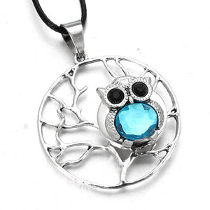 Tree of Life Necklase Hibou"