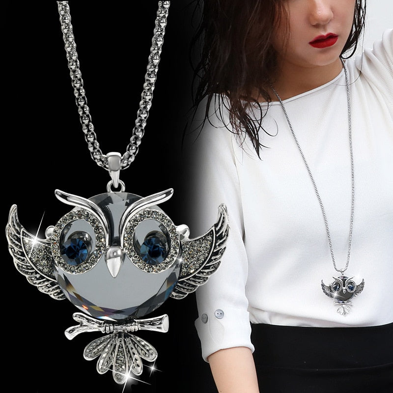 Classic Necklase Hibou"