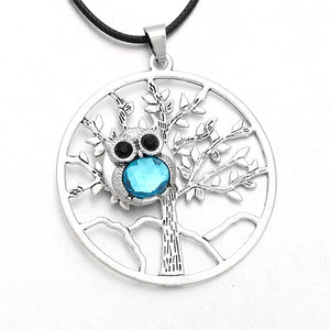 Tree of Life Necklase Hibou"