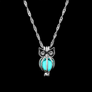 Luminous Stone Necklaces Hibou"