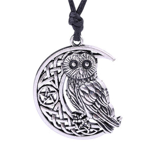 Moon necklase Hibou"