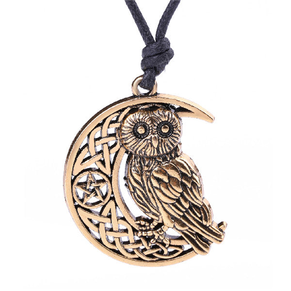 Moon necklase Hibou"