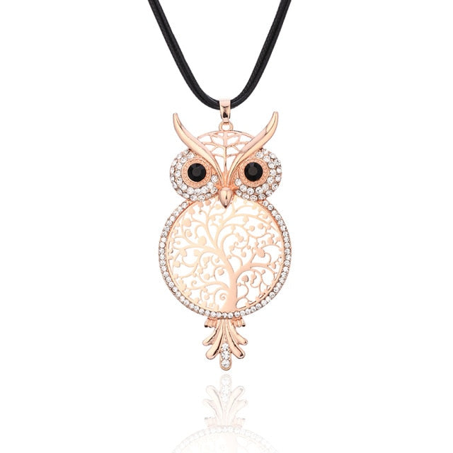 BIG Necklase Hibou"